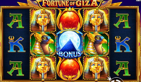 Fortune of Giza, slot, Egito Antigo, giros grátis, multiplicadores, cassino online, prêmios, dicas, gráficos, trilha sonora.